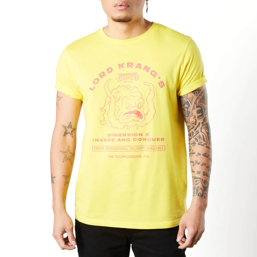 Teenage Mutant Ninja Turtles Lord Krang Unisex T-Shirt - Yellow - S Image 1