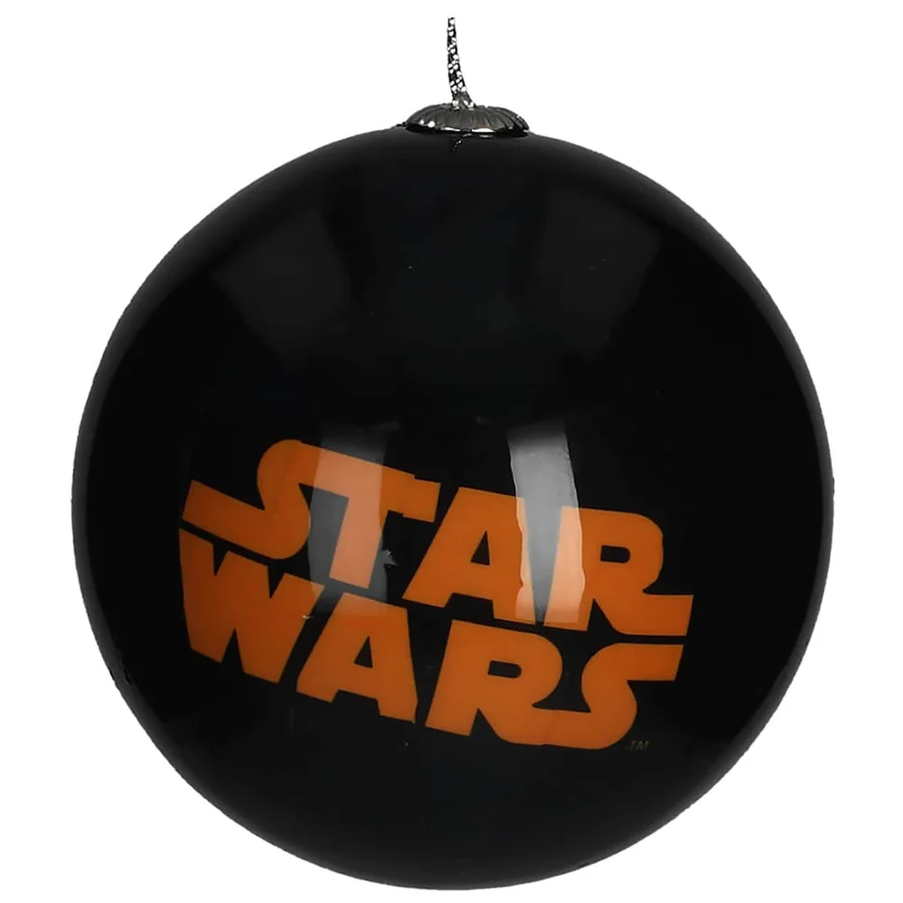 Star Wars Christmas Bauble - Orange Logo Image 1