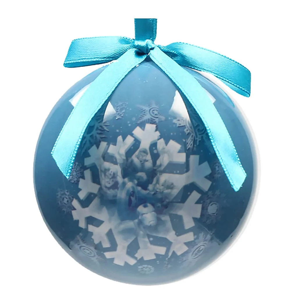 Marvel Christmas Bauble - Characters White Image 1