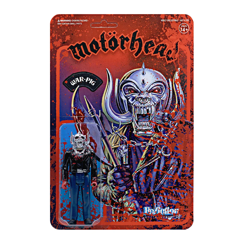 Super7 Motorhead ReAction Figure - Warpig (Bloody) Image 1