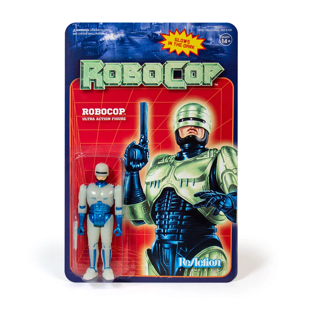Super7 Robocop ReAction Figure - Robocop (Glow In the Dark) Image 1