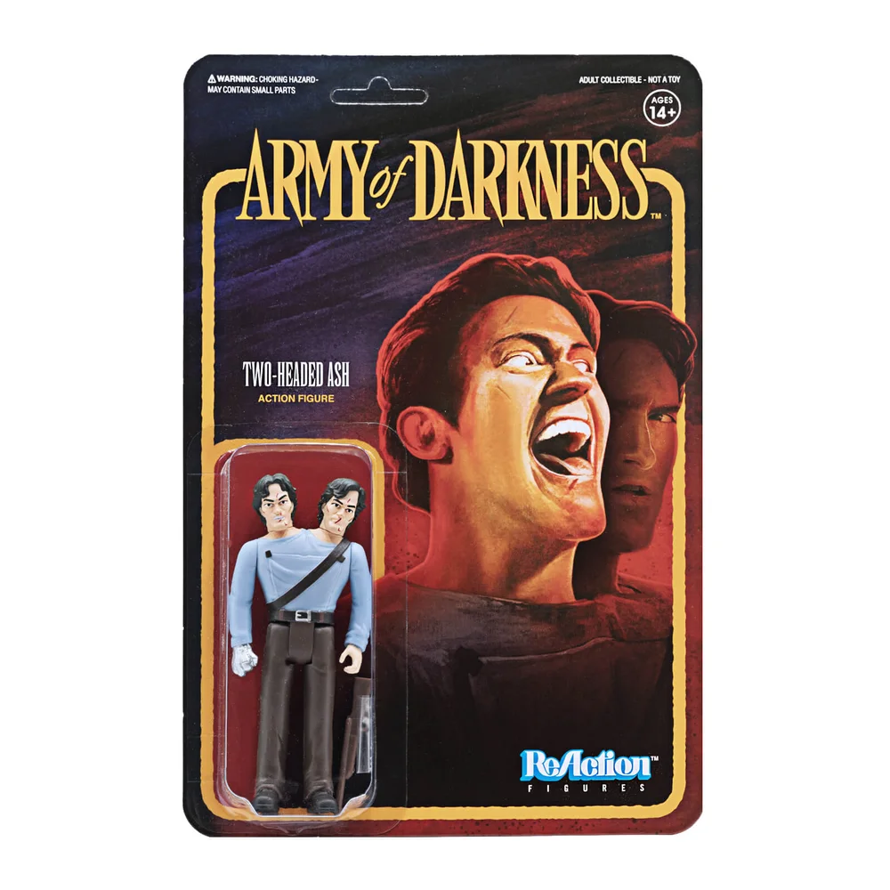 Super7 Army of Darkness ReAction Figure - Two-Headed Ash Image 1