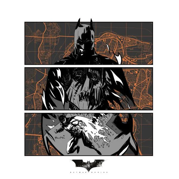 Batman Begins Gotham City Defender Women's T-Shirt - White