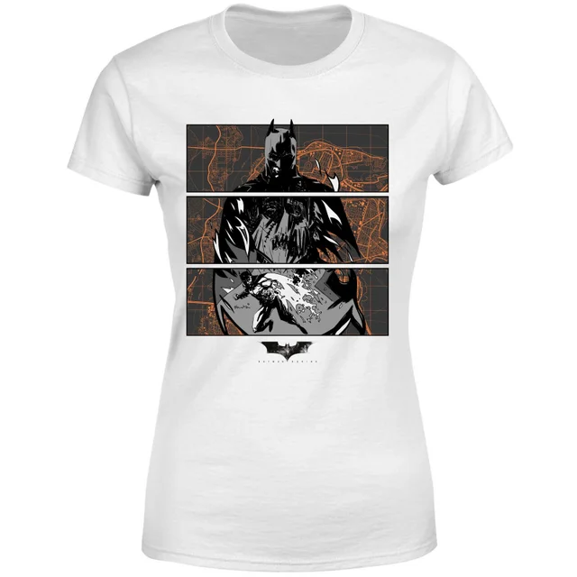 Batman Begins Gotham City Defender Women's T-Shirt - White