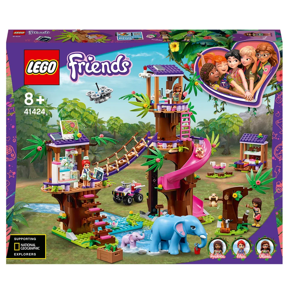 LEGO Friends: Jungle Rescue Base Treehouse Vet Set (41424) Image 1