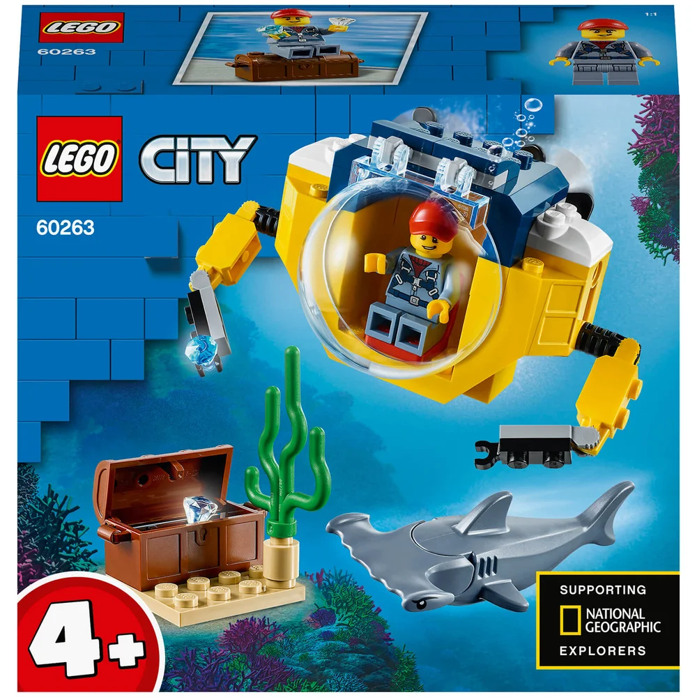 LEGO City: 4+ Ocean Mini-Submarine Deep Sea Set (60263) Image 1