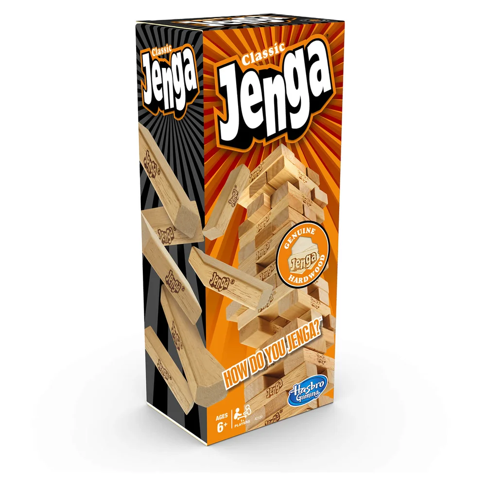 Jenga Classic Party Game Image 1