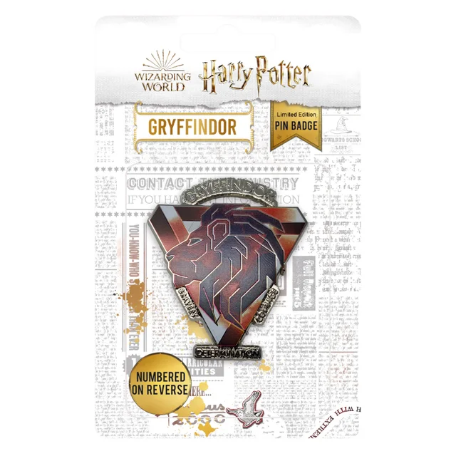 Harry Potter Limited Edition Gryffindor Pin Badge