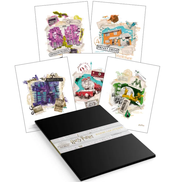 Harry Potter Premium Lithograph Set of 10 Art Prints