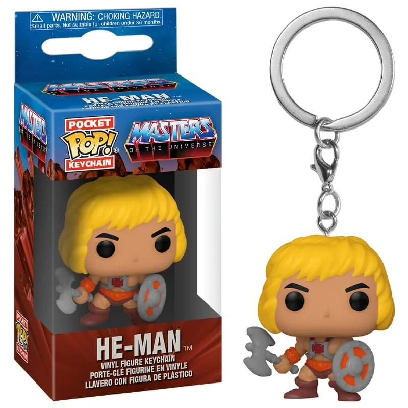 Masters of the Universe He-Man Pop! Keychain Image 1