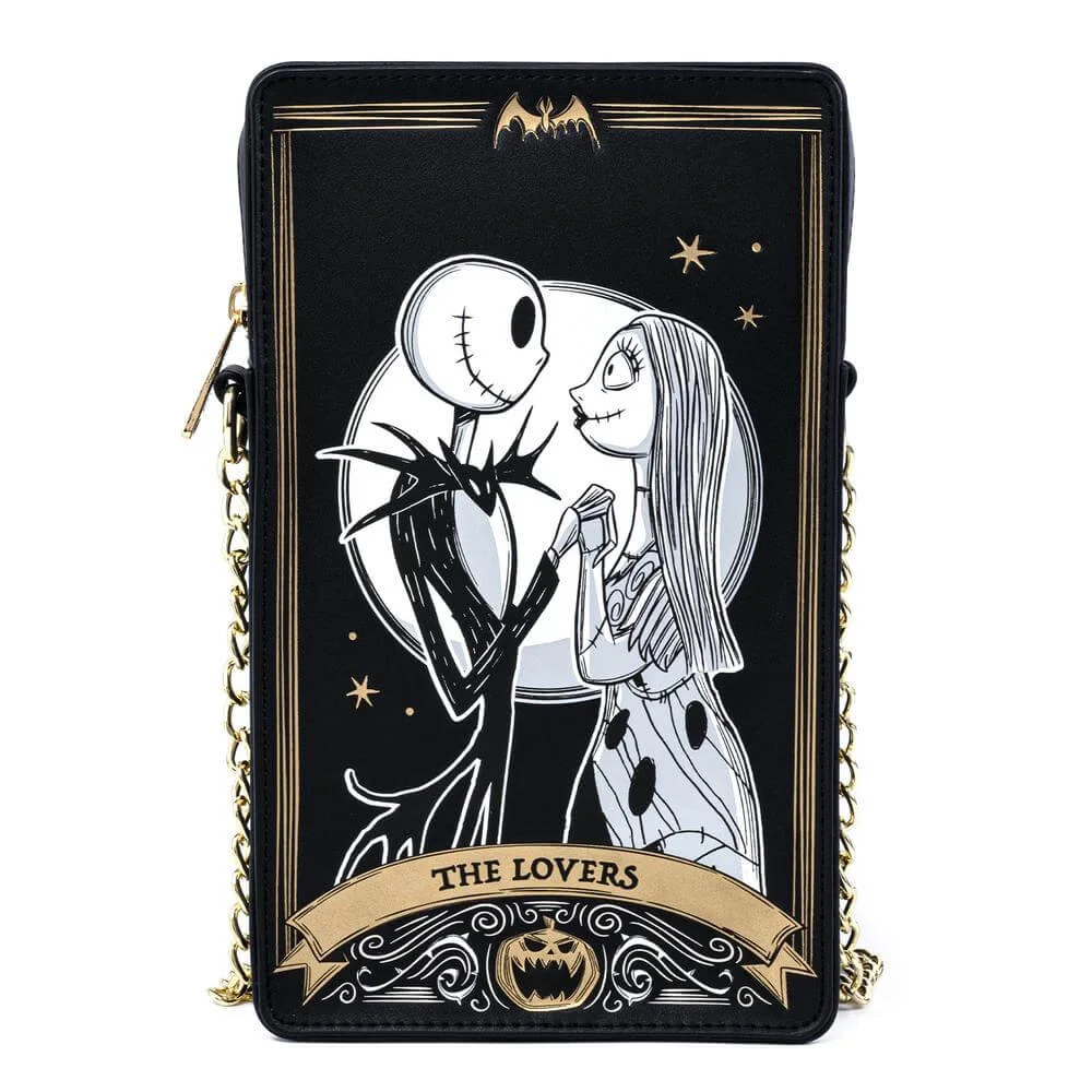 Loungefly Disney The Nightmare Before Christmas Tarot Card Passport Bag Image 1