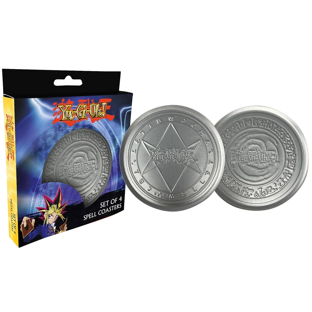 Yu-Gi-Oh! Metal Drinks Coasters Image 1