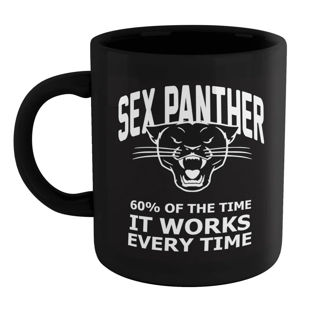 Anchorman Sex Panther Mug - Black Image 1