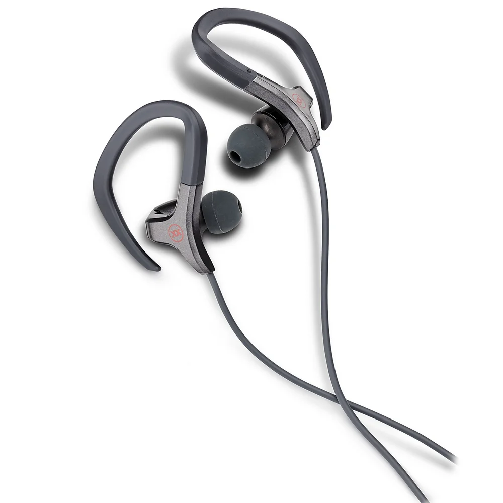 Mixx Cardio Sports Earphones with Mic Remote - Grey Image 1