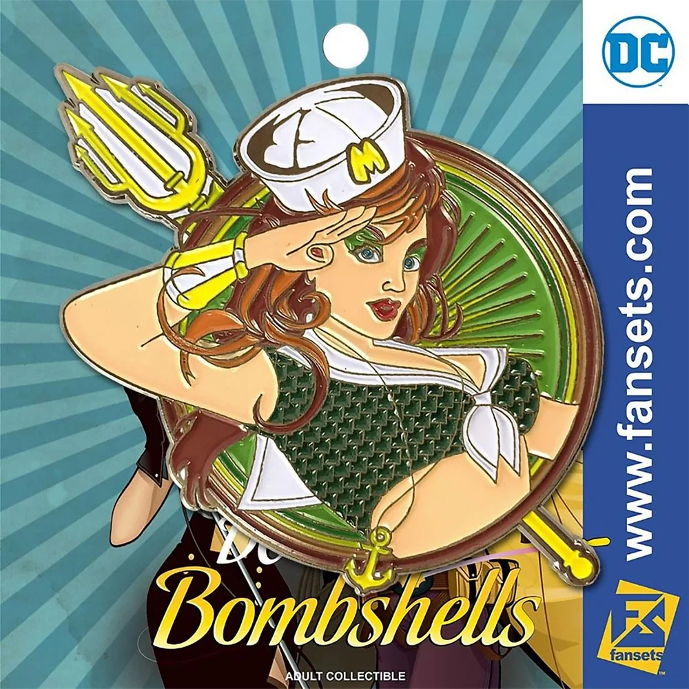 DC Bombshells Mera Badge Pin Image 1