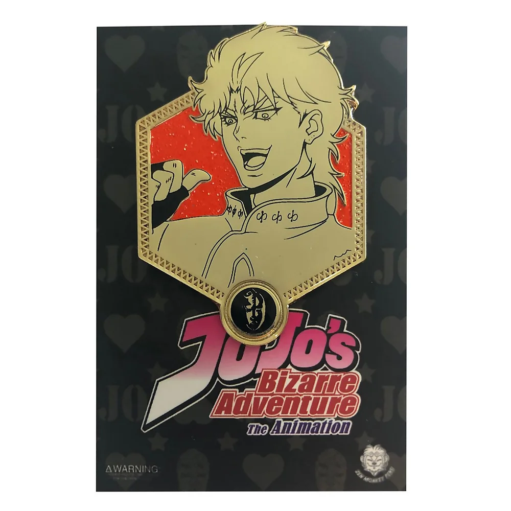 Jojo's Bizarre Adventure Golden Young Dio Enamel Pin Image 1