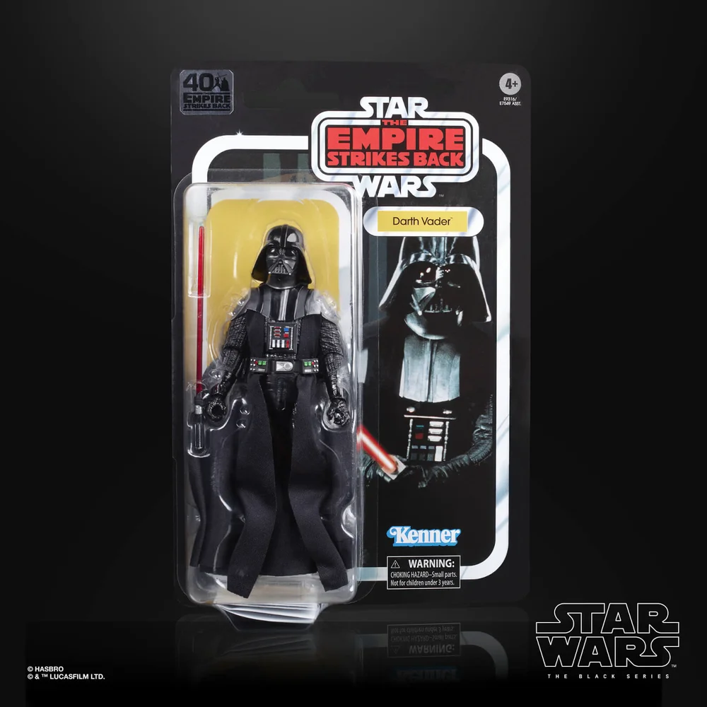 Hasbro The Black Series Star Wars 40th Anniversary Empire Strikes Back Darth Vader Action Figure Image 1