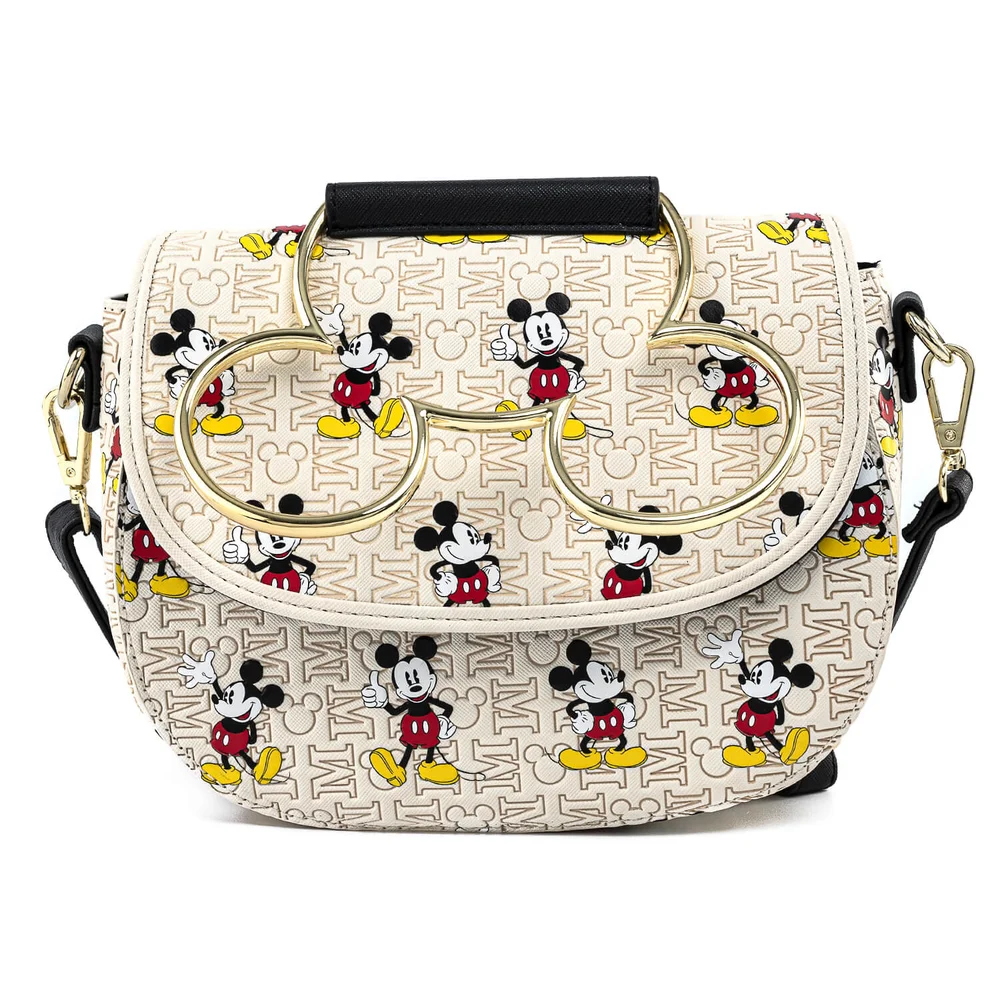 Loungefly Disney Mickey Mouse Hardware Aop Crossbody Image 1