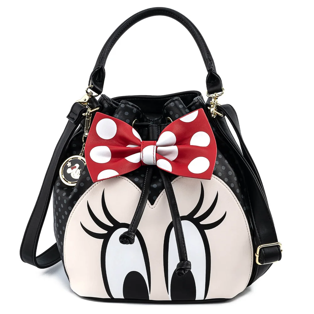 Loungefly Disney Minnie Mouse Bow Bucket Bag Image 1