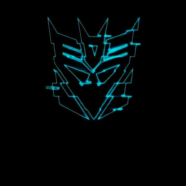 Transformers Decepticon Glitch Unisex T-Shirt - Black