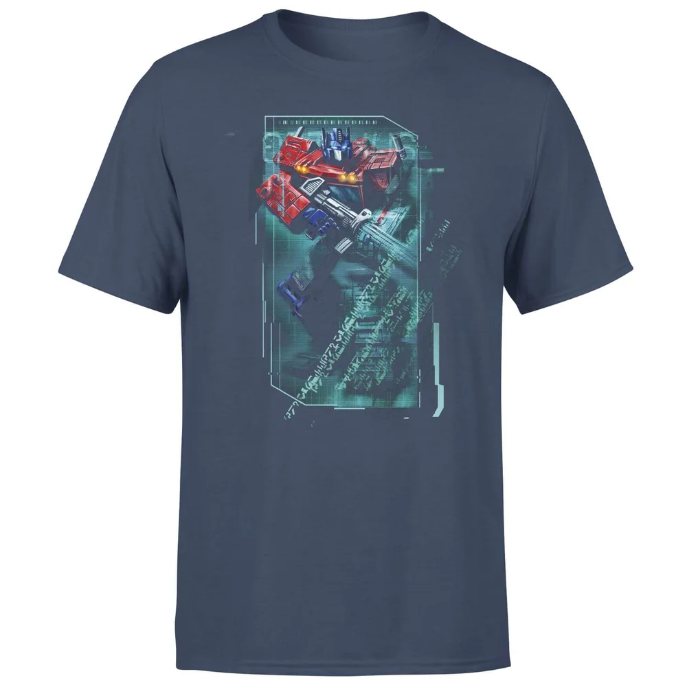 Transformers Optimus Prime Tech Unisex T-Shirt - Navy - S Image 1
