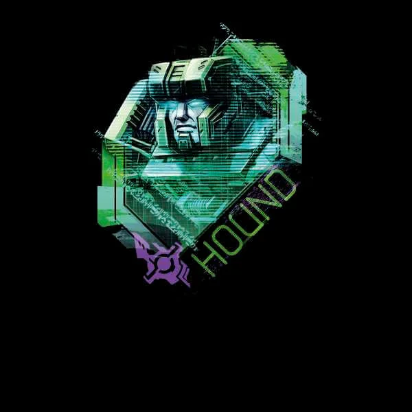 Transformers Hound Glitch Unisex T-Shirt - Black