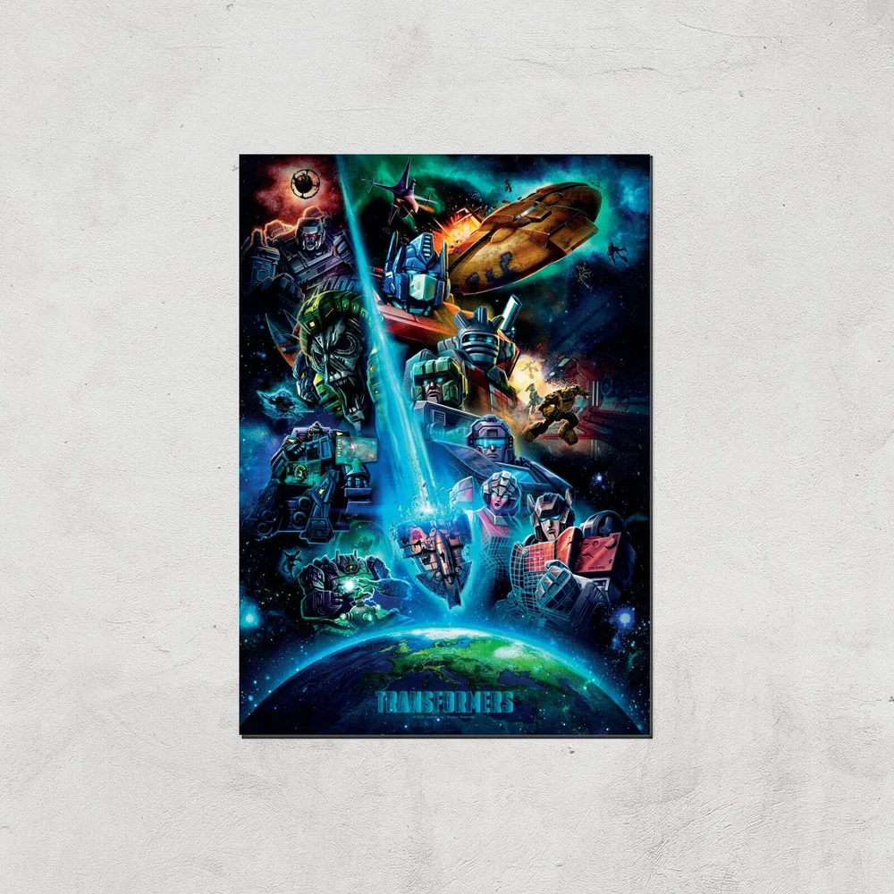 Transformers Earthrise A2 Giclee Art Print - A2 - Print Only Image 1