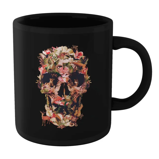 Ikiiki Jungle Skull Mug - Black