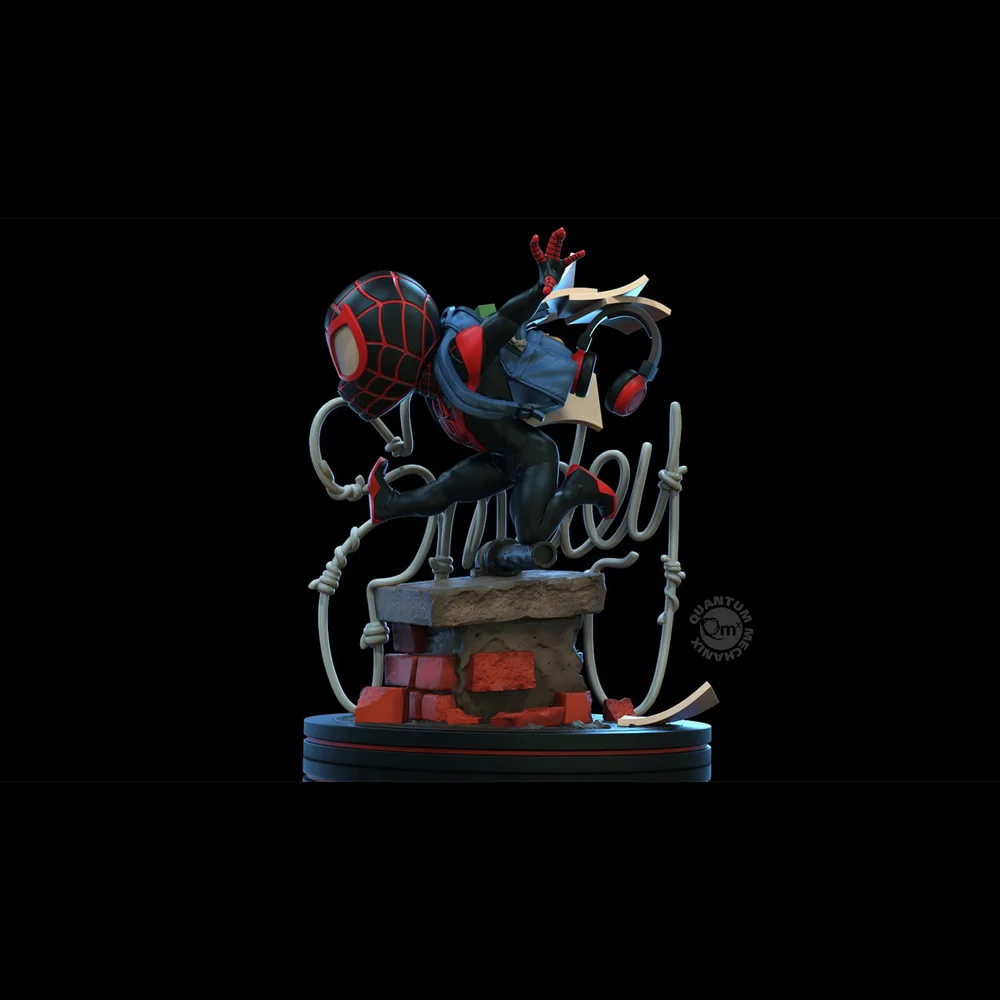 Quantum Mechanix Marvel Miles Morales Q-Fig Elite Diorama Image 1