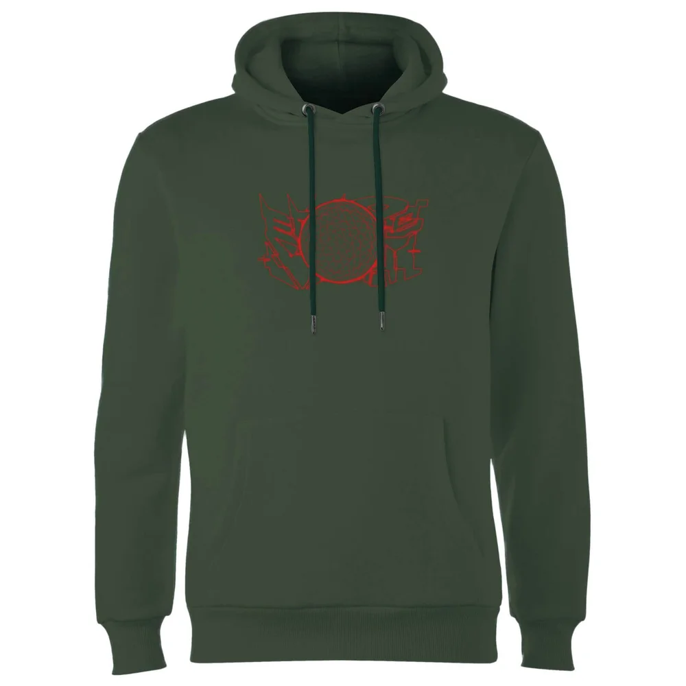 Transformers War For Cybertron Hoodie - Forest Green - S Image 1