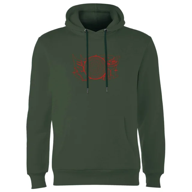 Transformers War For Cybertron Hoodie - Forest Green