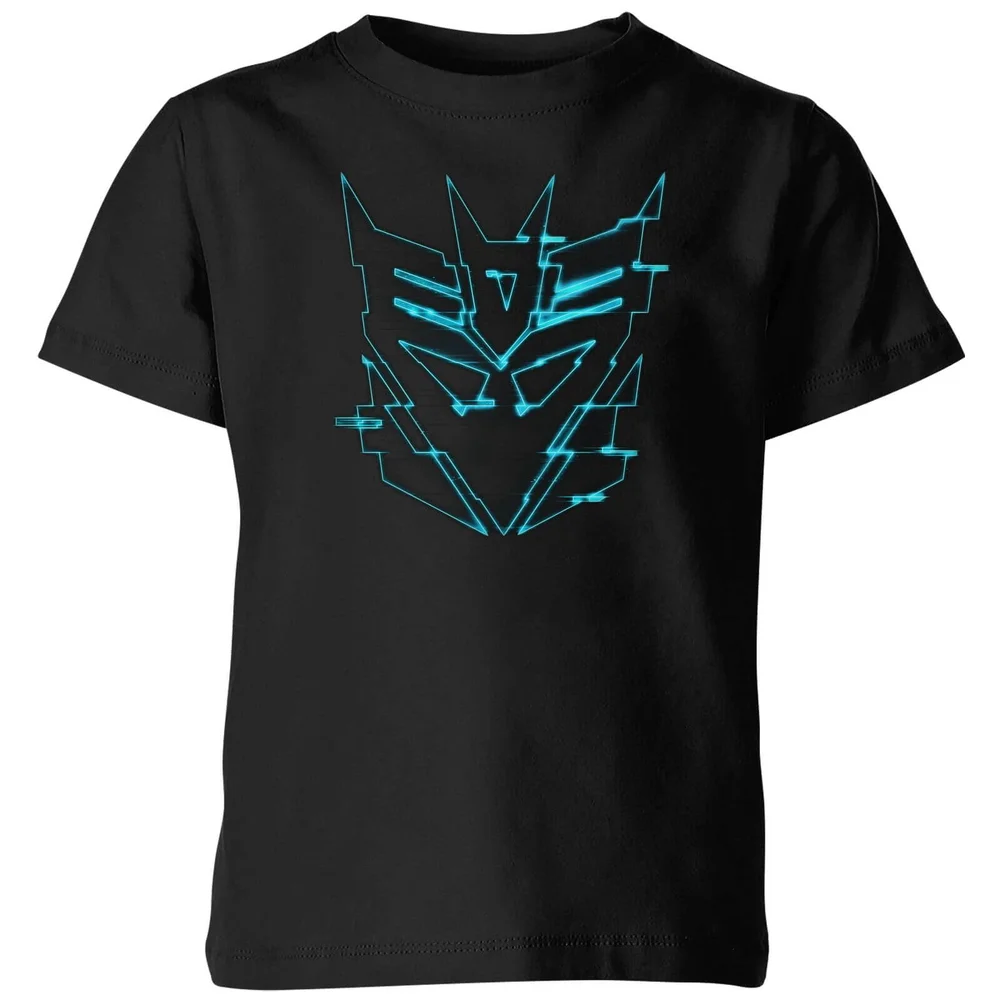 Transformers Decepticon Glitch Kids' T-Shirt - Black - 3-4 Years Image 1