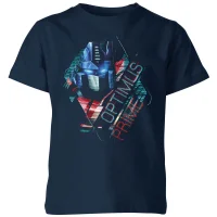 Transformers Optimus Prime Glitch Kids' T-Shirt - Navy - undefined undefined