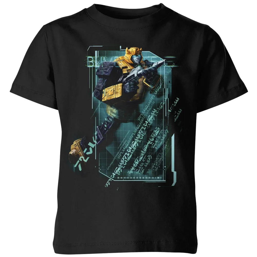 Transformers Bumble Bee Tech Kids' T-Shirt - Black - 3-4 Years Image 1