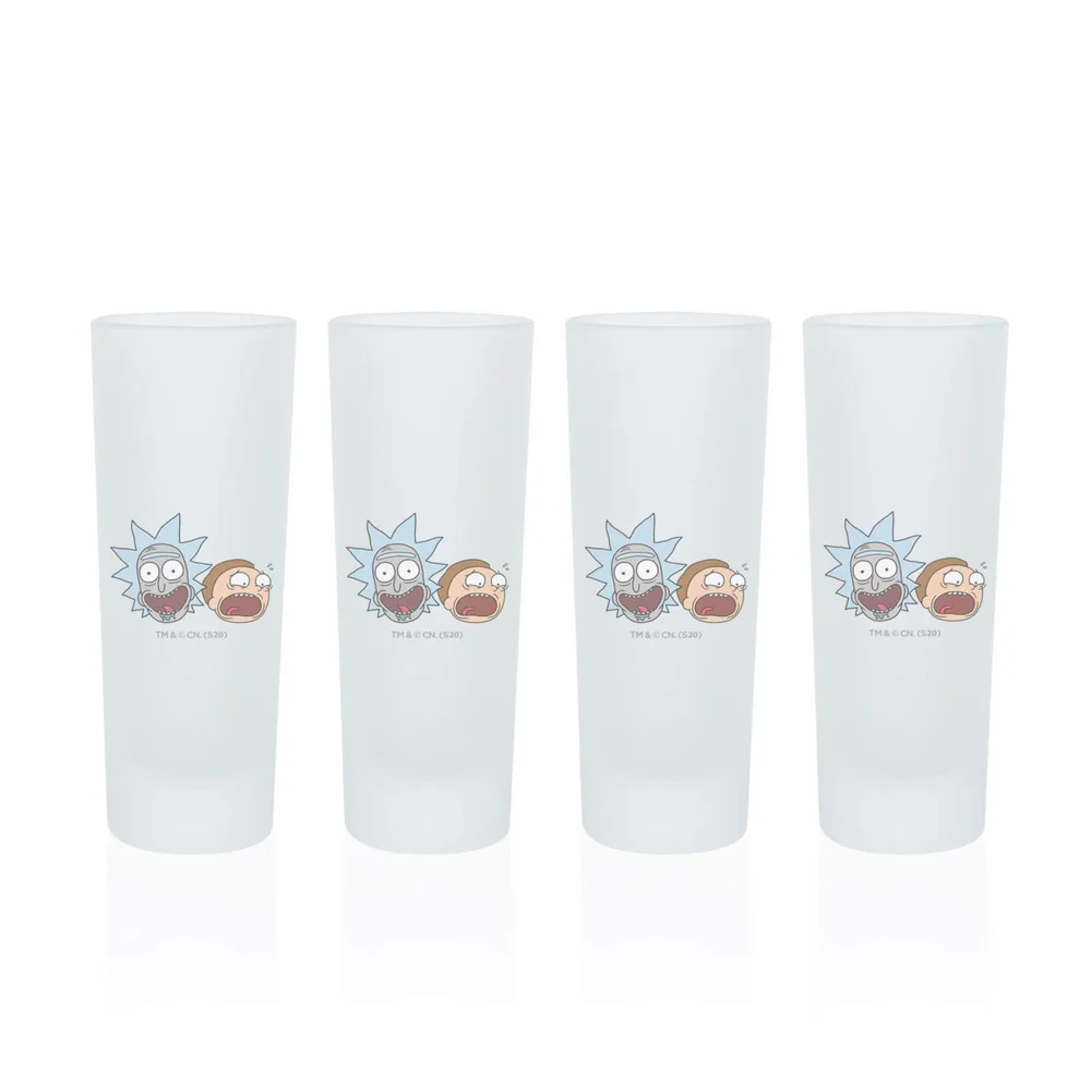 Rick And Morty Shot Glasses - Set of 4 Image 1