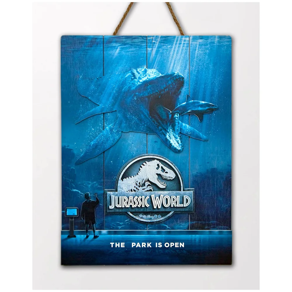 Doctor Collector Jurassic World The Park is Open WoodArts 3D Print Image 1