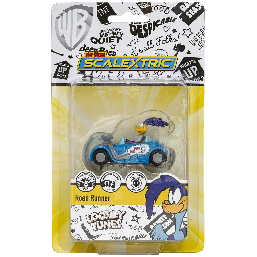 Micro Scalextric Looney Tunes Road Runner Car - Scale 1:64 Image 1