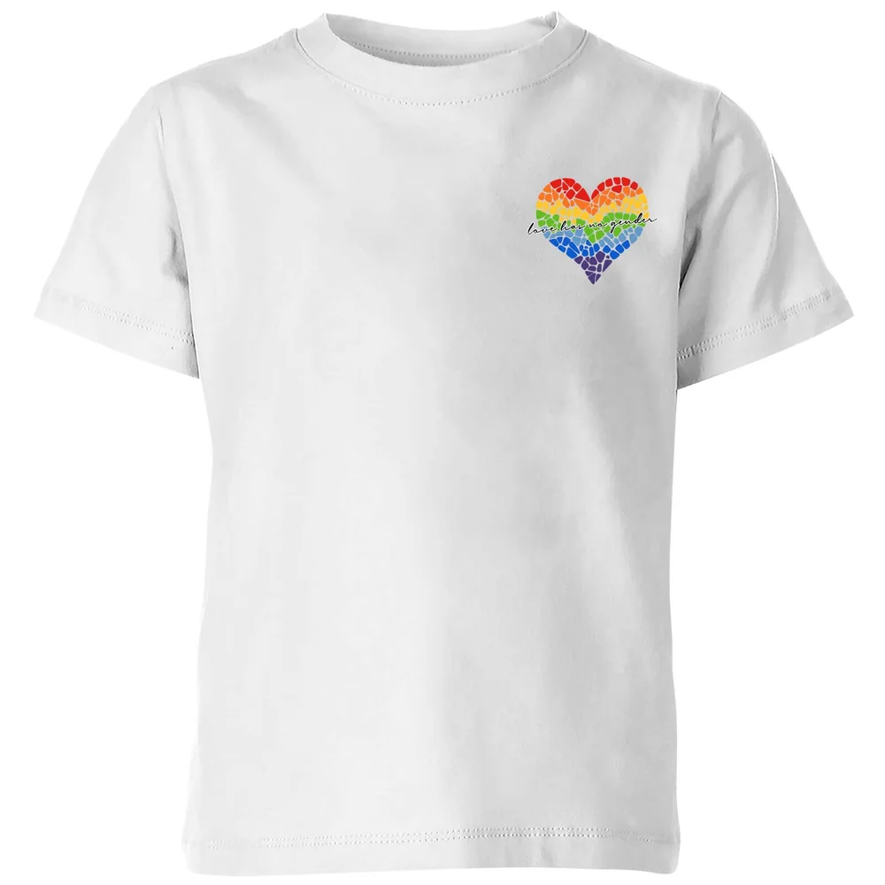 Miss Greedy Love Has No Gender Kids' T-Shirt - White - 3-4 Years Image 1