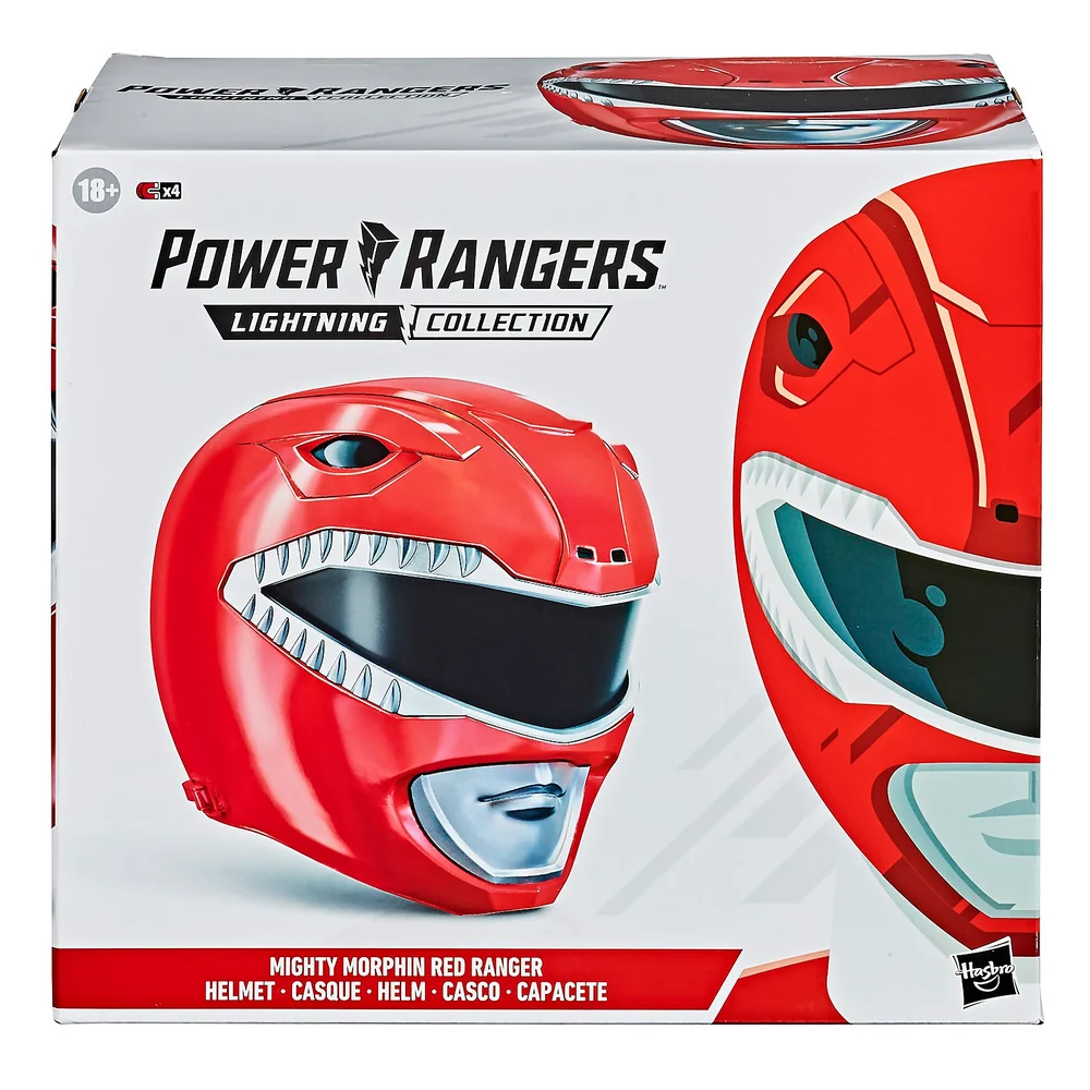Hasbro Power Rangers Lightning Collection Mighty Morphin Red Ranger Helmet 1:1 Replica Image 1