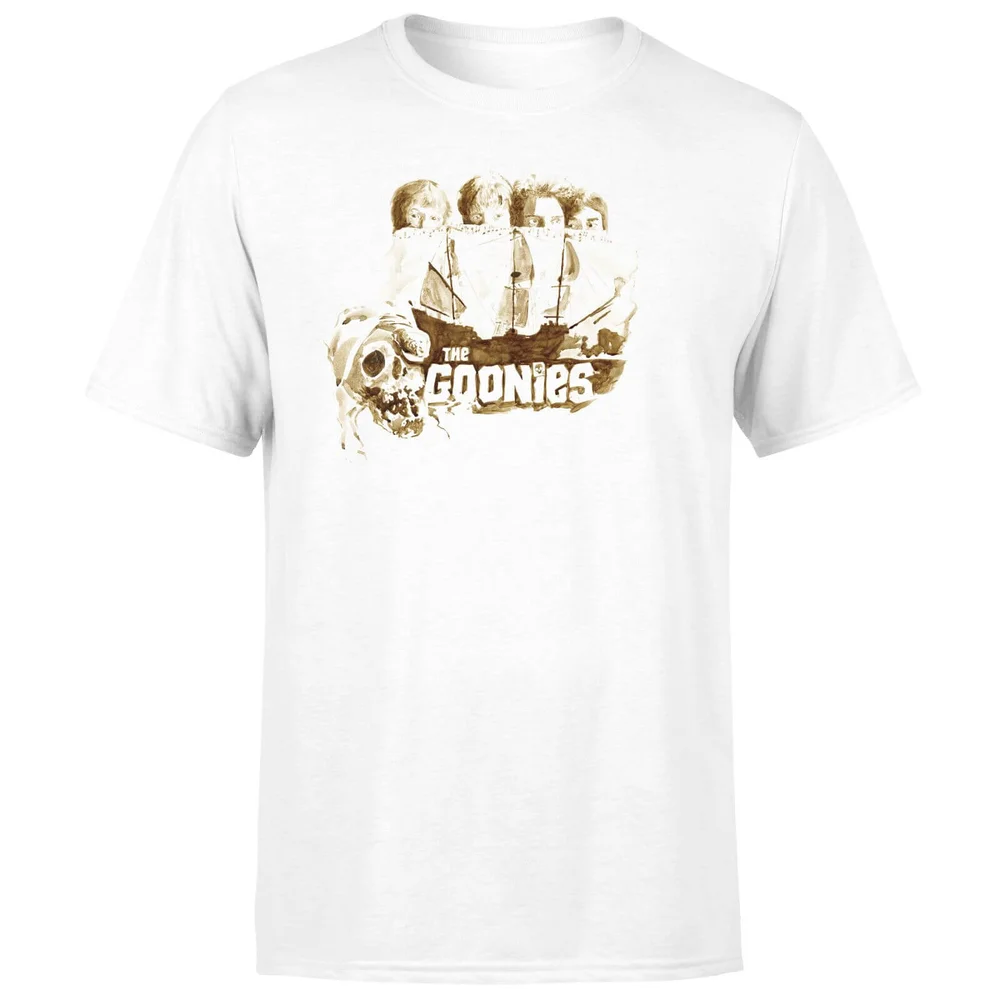 The Goonies Watercolour Men's T-Shirt - White - S Image 1
