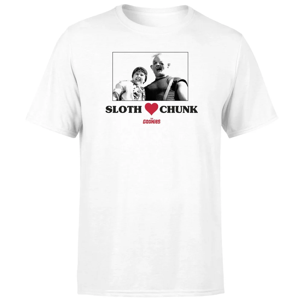 The Goonies Sloth Love Chunk Men's T-Shirt - White - S Image 1