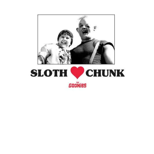 The Goonies Sloth Love Chunk Men's T-Shirt - White