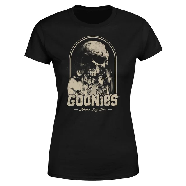 The Goonies Never Say Die Retro Women's T-Shirt - Black