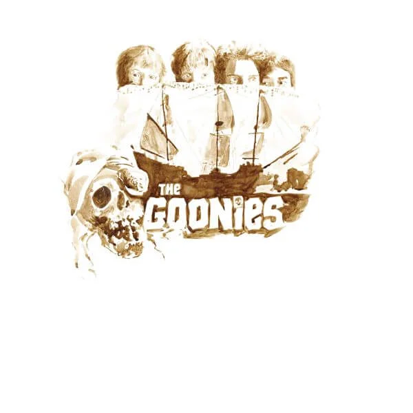 The Goonies Watercolour Women's T-Shirt - White
