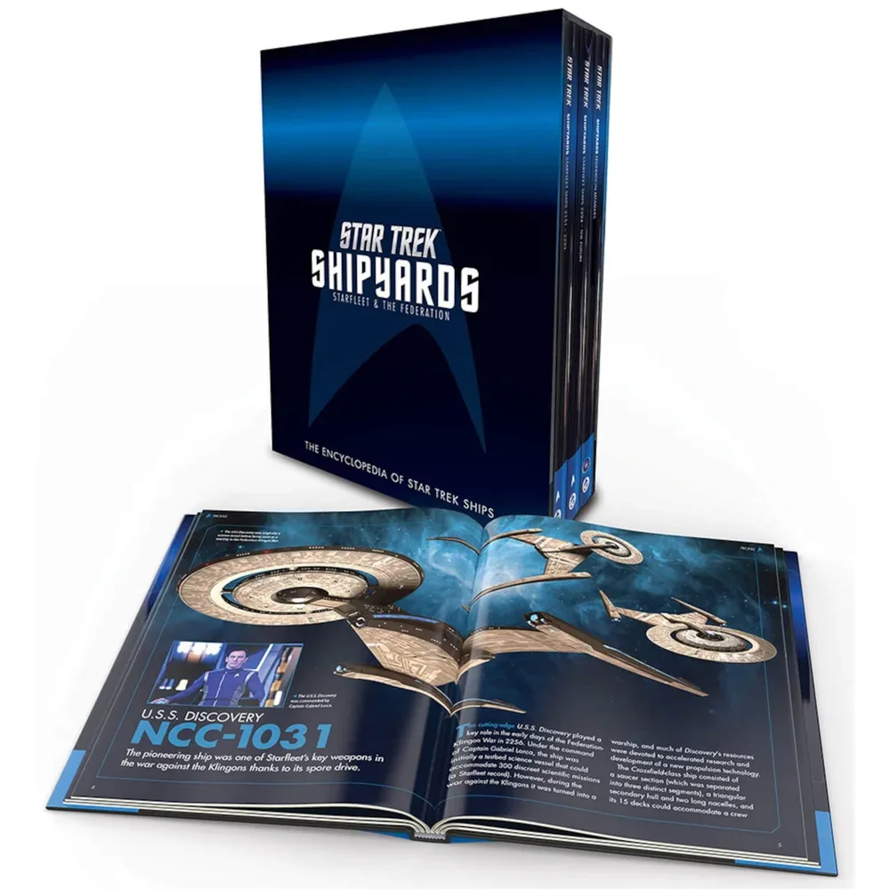 Penguin Star Trek Shipyards: Starfleet and the Federation Hardcover Box Set Image 1