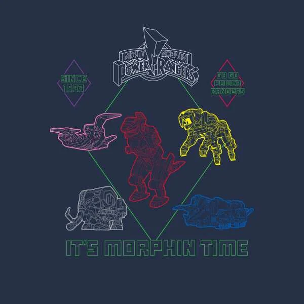 Power Rangers Dinozords Bluprint Hoodie - Navy