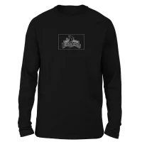 Power Rangers Zords List Unisex Long Sleeve T-Shirt - Black