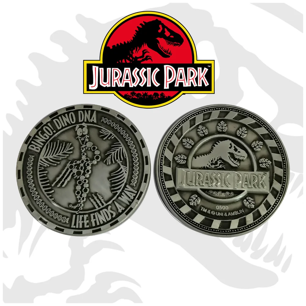 Jurassic Park Mr DNA Limited Edition Collectible Coin Image 1