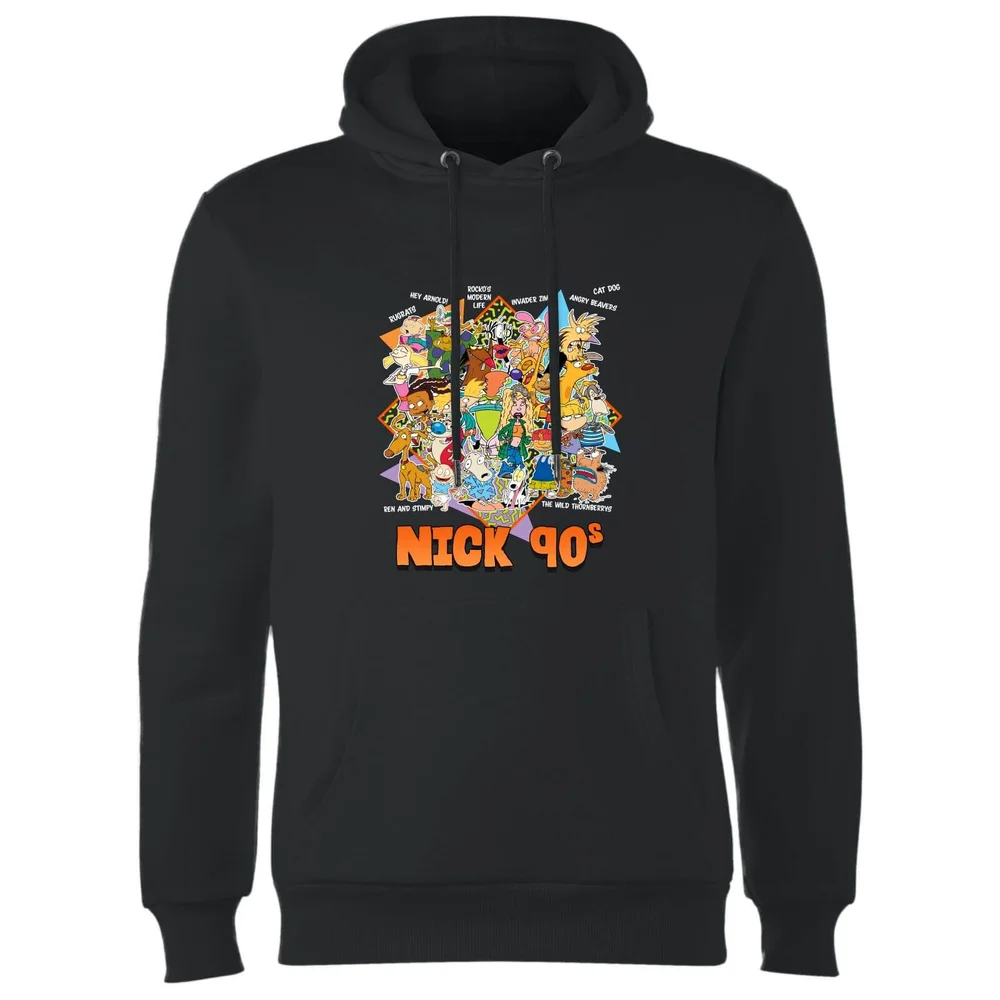 Nickelodeon Nostalgia Hoodie - Black - S Image 1