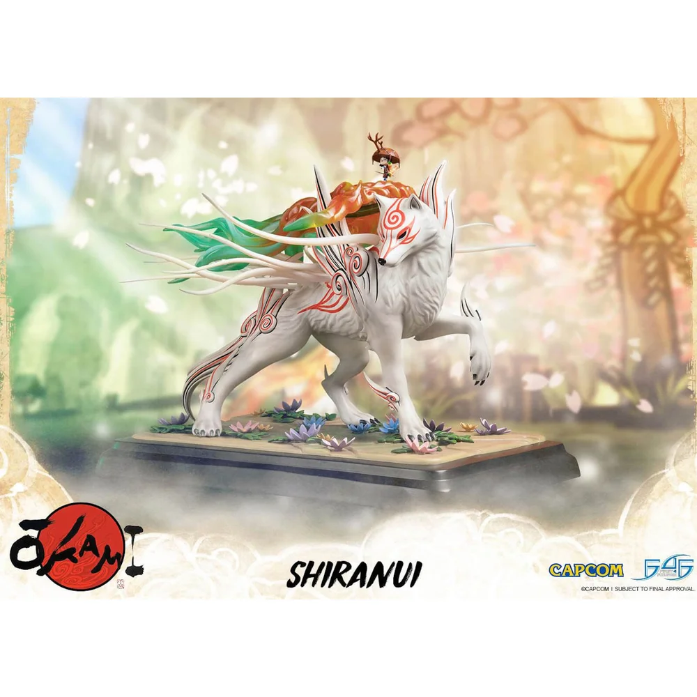 First 4 Figures Okami Amaterasu (Shiranui) RESIN Statue Image 1